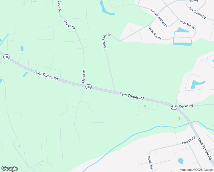 map of restaurants, bars, coffee shops, grocery stores, and more near 541504 Lem Turner Road in Callahan