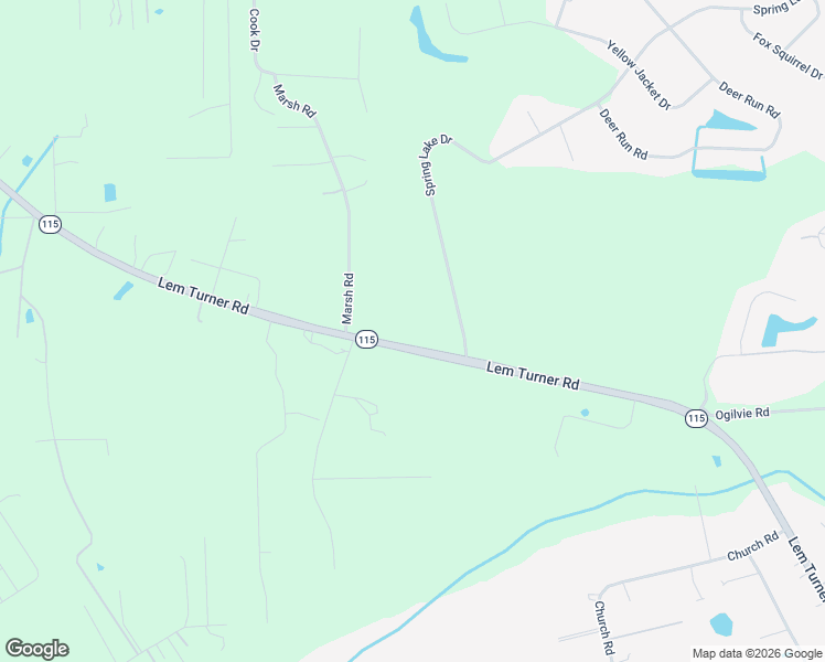 map of restaurants, bars, coffee shops, grocery stores, and more near 541504 Lem Turner Road in Callahan