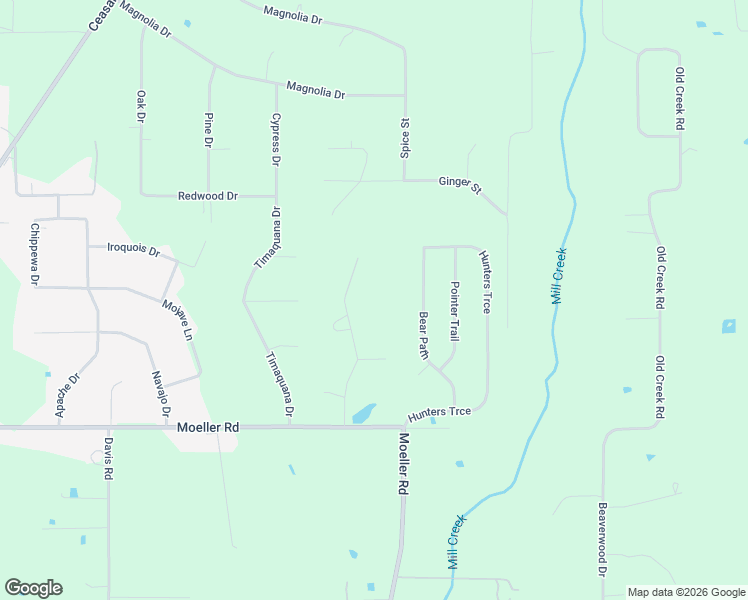 map of restaurants, bars, coffee shops, grocery stores, and more near 56-98 Green Meadow Place Road in Picayune
