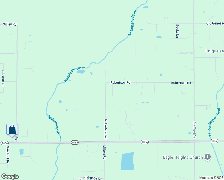 map of restaurants, bars, coffee shops, grocery stores, and more near 48208 Robertson Road in Tickfaw