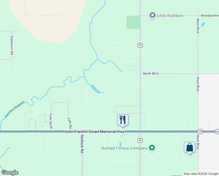 map of restaurants, bars, coffee shops, grocery stores, and more near in Silverhill