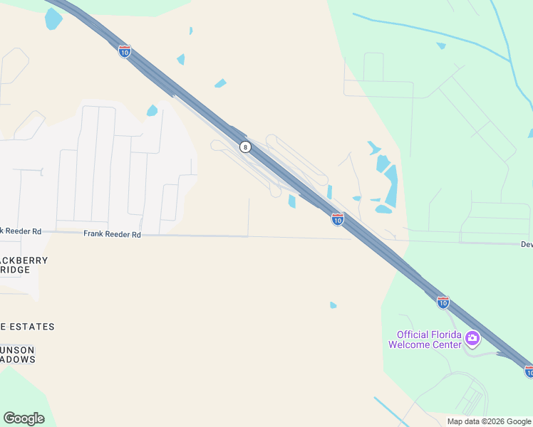 map of restaurants, bars, coffee shops, grocery stores, and more near 5630 Frank Reeder Road in Pensacola