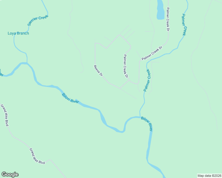 map of restaurants, bars, coffee shops, grocery stores, and more near 18924-18988 Reese Dr in Saucier