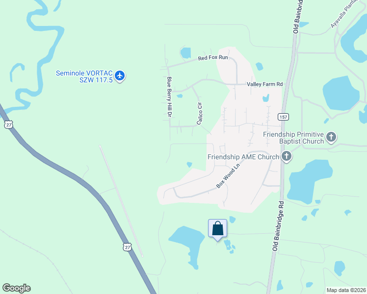 map of restaurants, bars, coffee shops, grocery stores, and more near 7051 Calico Circle in Tallahassee