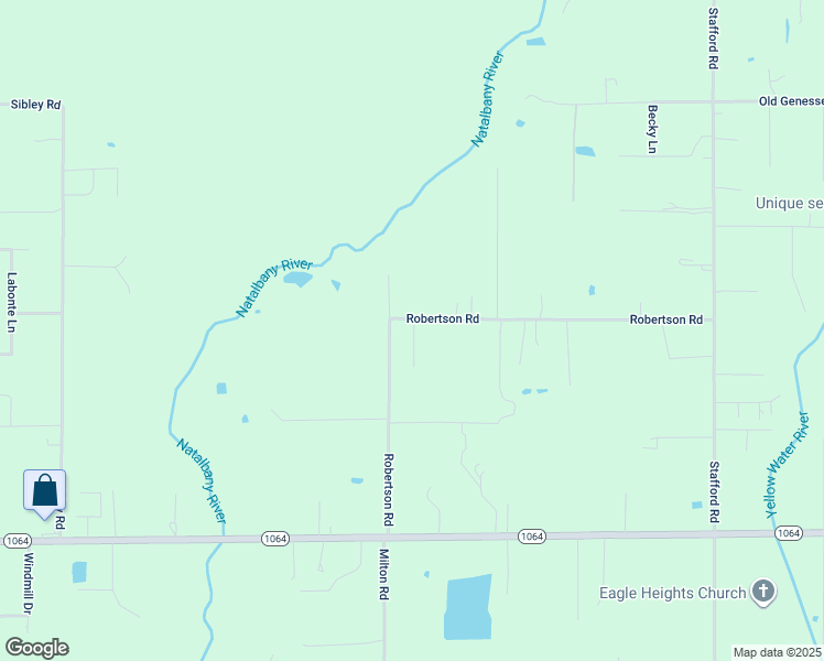 map of restaurants, bars, coffee shops, grocery stores, and more near 48270 Robertson Road in Tickfaw