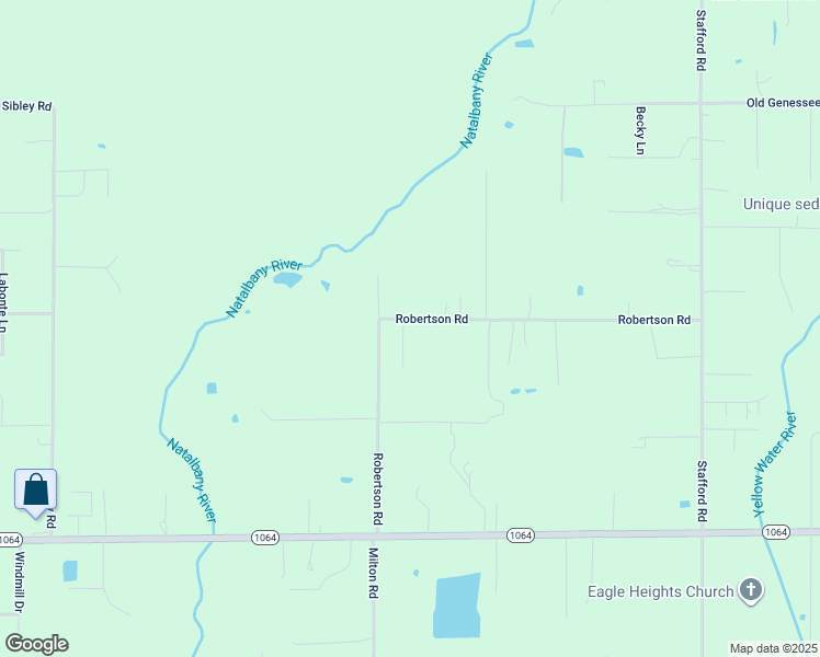 map of restaurants, bars, coffee shops, grocery stores, and more near 48270 Robertson Road in Tickfaw