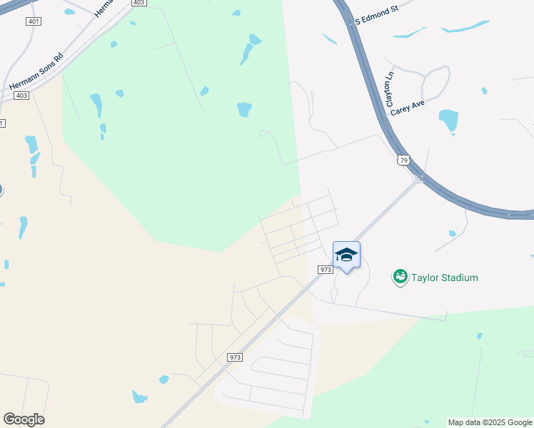map of restaurants, bars, coffee shops, grocery stores, and more near Unnamed Road in Taylor
