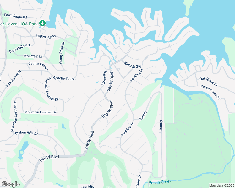 map of restaurants, bars, coffee shops, grocery stores, and more near 3207 Douglas Drive in Horseshoe Bay