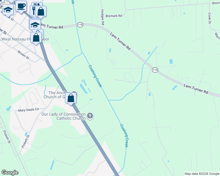 map of restaurants, bars, coffee shops, grocery stores, and more near in Callahan