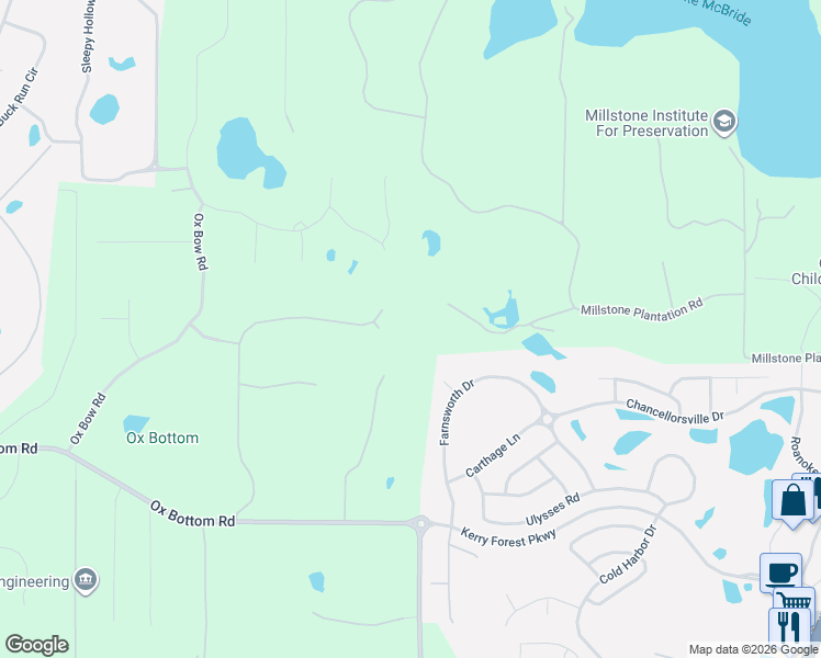 map of restaurants, bars, coffee shops, grocery stores, and more near 1808 Morning Star Lane in Tallahassee