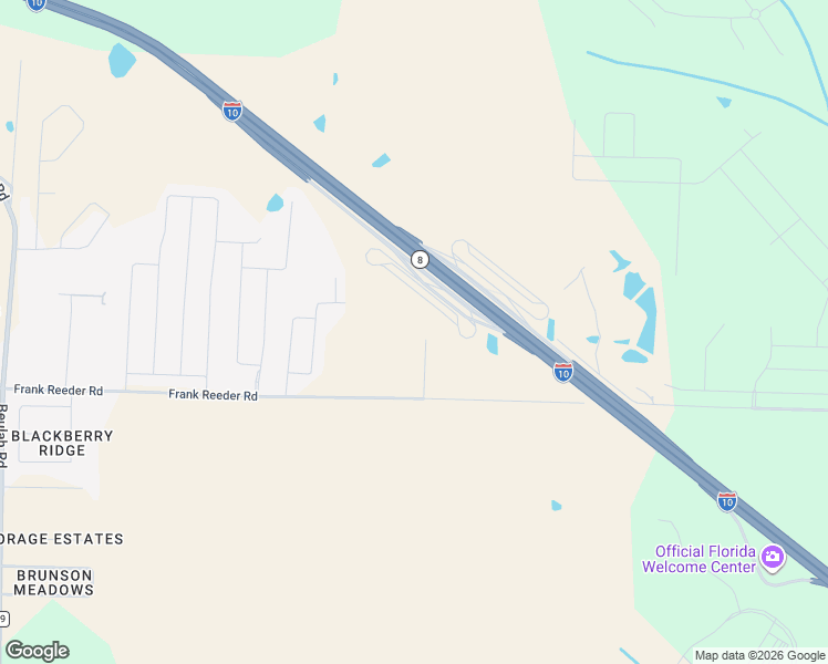 map of restaurants, bars, coffee shops, grocery stores, and more near 5710 Frank Reeder Road in Pensacola