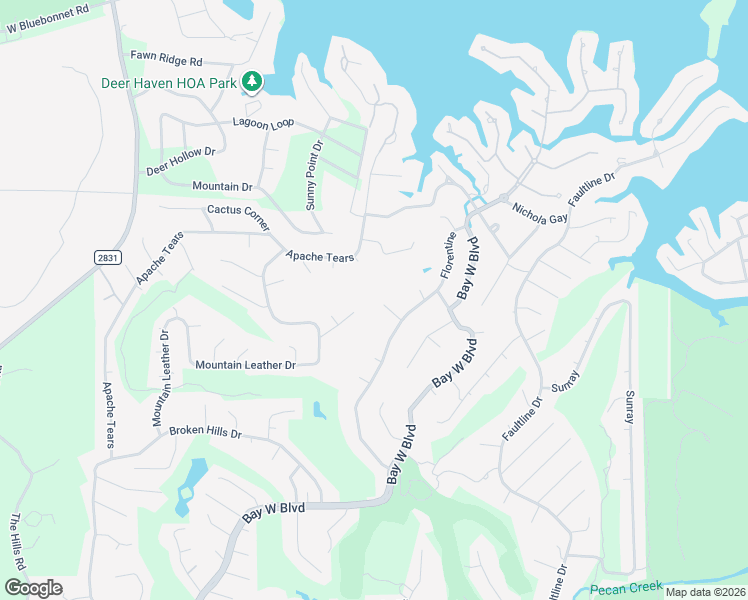map of restaurants, bars, coffee shops, grocery stores, and more near 109 Brandy Wine in Horseshoe Bay