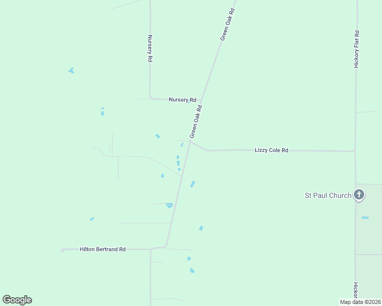 map of restaurants, bars, coffee shops, grocery stores, and more near 2122 Green Oak Road in Kinder