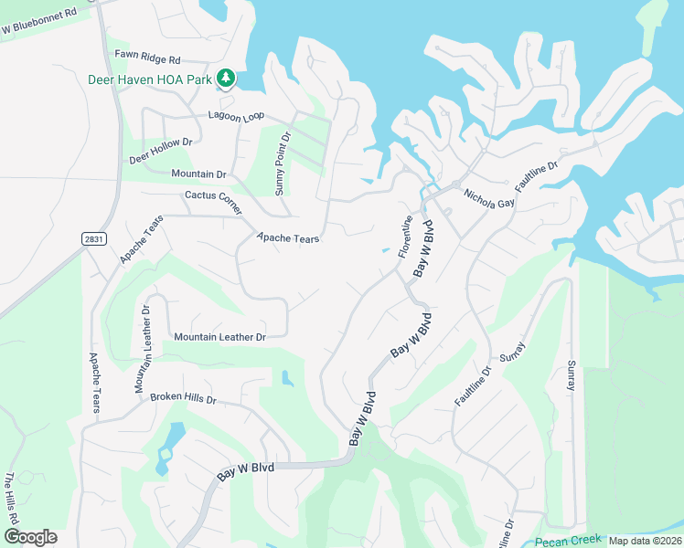 map of restaurants, bars, coffee shops, grocery stores, and more near 109 Brandy Wine in Horseshoe Bay