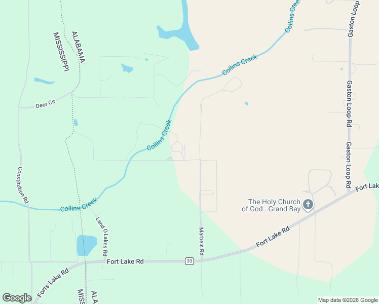 map of restaurants, bars, coffee shops, grocery stores, and more near 6600 Marbels Rd in Grand Bay