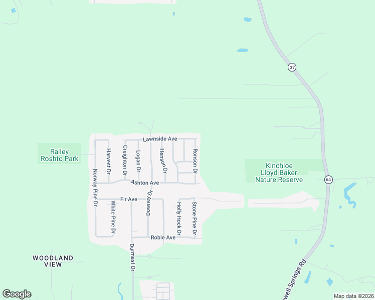 map of restaurants, bars, coffee shops, grocery stores, and more near 11166 Shandon Drive in Central