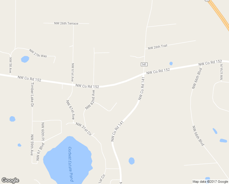 map of restaurants, bars, coffee shops, grocery stores, and more near 7029 Northwest County Road 152 in Jennings