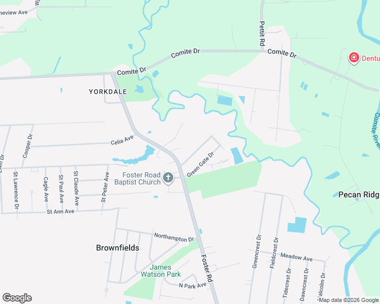 map of restaurants, bars, coffee shops, grocery stores, and more near 7515 Barbara Cohn Place in Baton Rouge