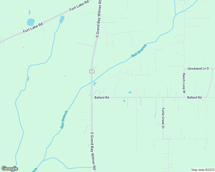 map of restaurants, bars, coffee shops, grocery stores, and more near 6601 Grand Bay Wilmer Road South in Grand Bay