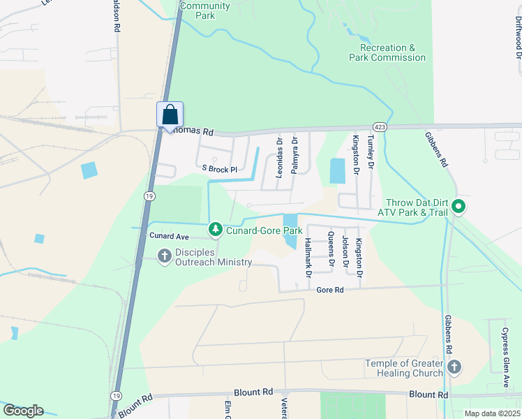 map of restaurants, bars, coffee shops, grocery stores, and more near 2435 Desoto Drive in Baton Rouge
