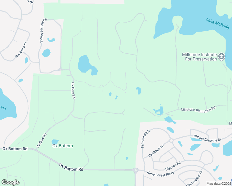 map of restaurants, bars, coffee shops, grocery stores, and more near 1869 Ox Bow Trace in Tallahassee