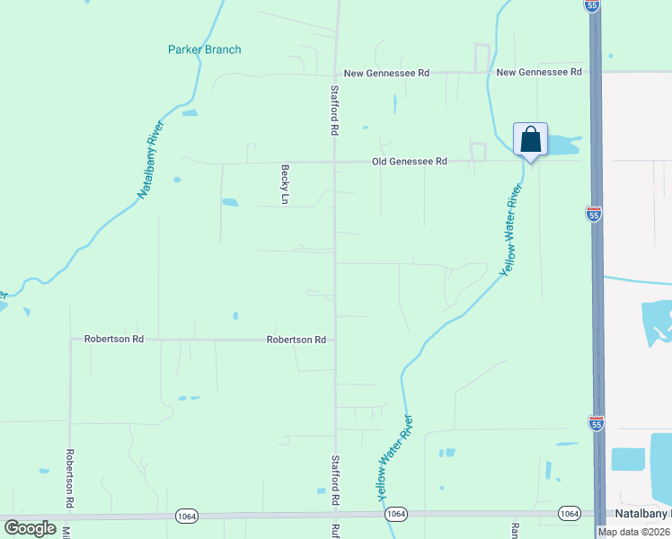 map of restaurants, bars, coffee shops, grocery stores, and more near 48362 Stafford Road in Tickfaw
