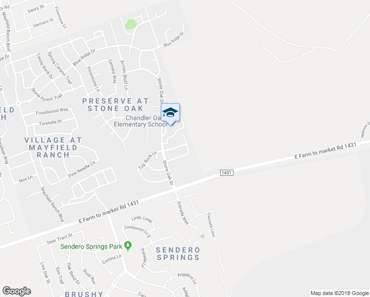 map of restaurants, bars, coffee shops, grocery stores, and more near 3632 Windhill Loop in Round Rock