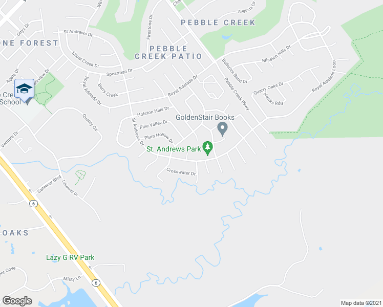 map of restaurants, bars, coffee shops, grocery stores, and more near 802 Bethpage Court in College Station