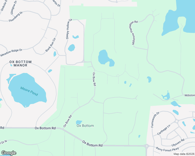 map of restaurants, bars, coffee shops, grocery stores, and more near 7099 Ox Bow Road in Tallahassee