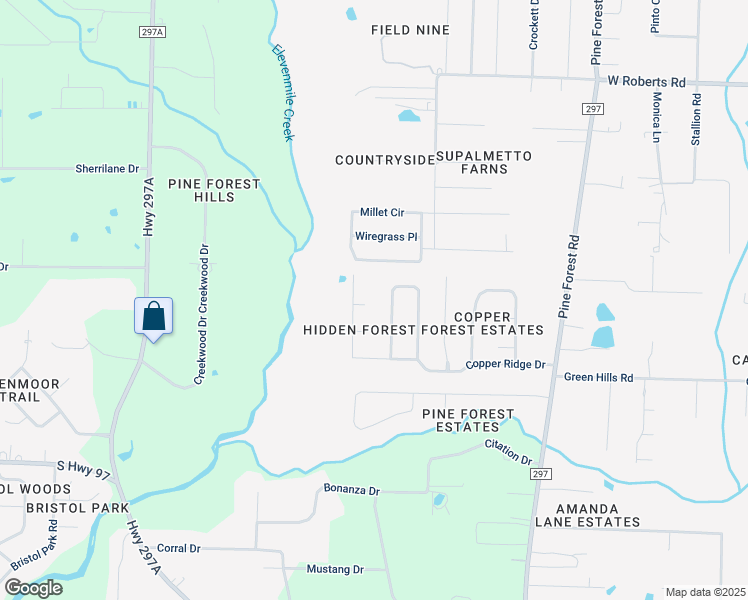 map of restaurants, bars, coffee shops, grocery stores, and more near 866 Copper Ridge Place in Gonzalez