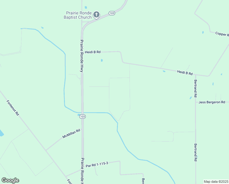 map of restaurants, bars, coffee shops, grocery stores, and more near 1550 Prairie Ronde Highway in Opelousas