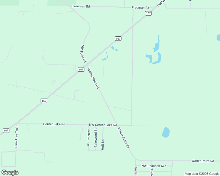 map of restaurants, bars, coffee shops, grocery stores, and more near 25961 Walter Potts Road in Fountain