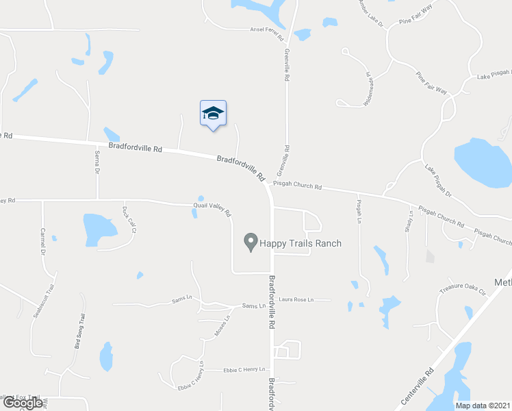 map of restaurants, bars, coffee shops, grocery stores, and more near 6173 Bradfordville Road in Tallahassee