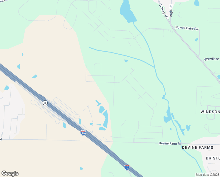 map of restaurants, bars, coffee shops, grocery stores, and more near 4478 Devine Farm Road in Cantonment