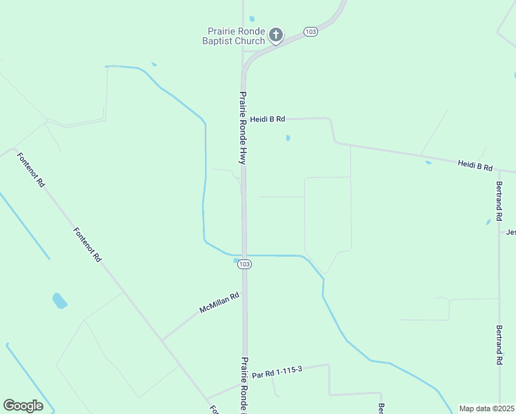 map of restaurants, bars, coffee shops, grocery stores, and more near 1550 Prairie Ronde Highway in Opelousas