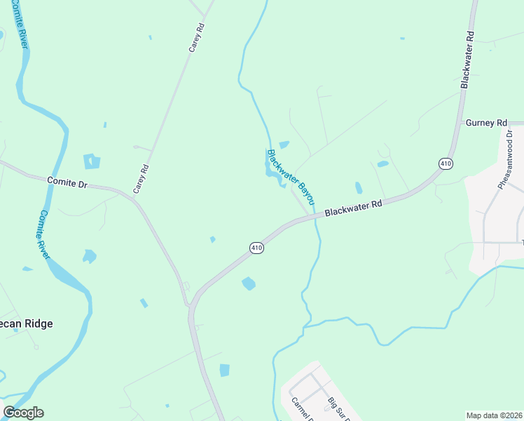 map of restaurants, bars, coffee shops, grocery stores, and more near 11247 Blackwater Road in Baker