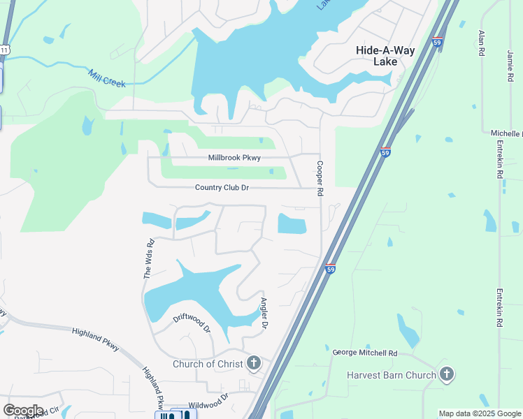 map of restaurants, bars, coffee shops, grocery stores, and more near 7019 Chinquapin Court in Picayune