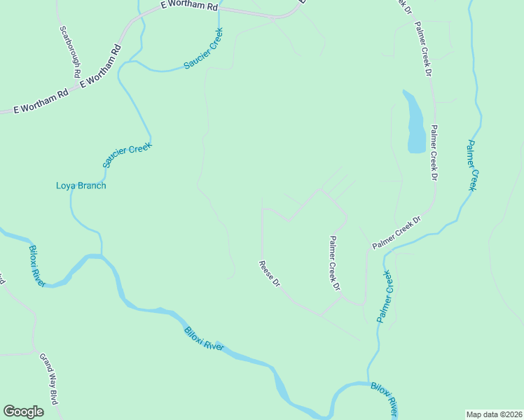 map of restaurants, bars, coffee shops, grocery stores, and more near 18988 Reese Dr in Saucier