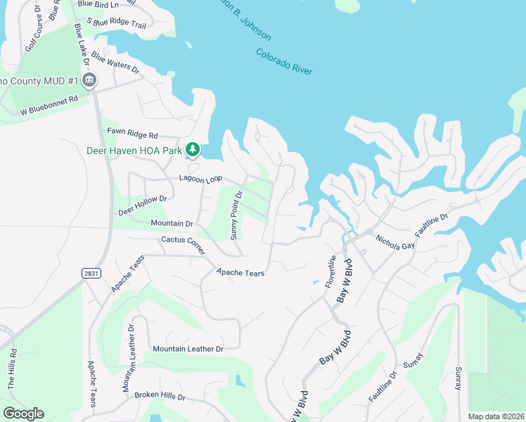 map of restaurants, bars, coffee shops, grocery stores, and more near 711 Matern Drive in Horseshoe Bay