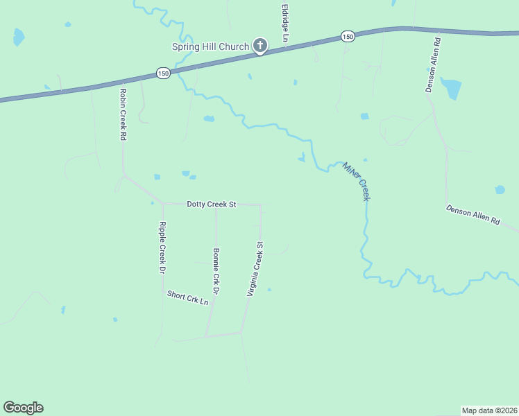 map of restaurants, bars, coffee shops, grocery stores, and more near 11 Virginia Creek Drive in Coldspring