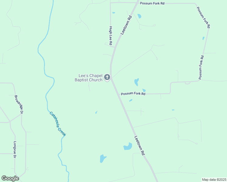map of restaurants, bars, coffee shops, grocery stores, and more near 26465 Leetown Road in Picayune