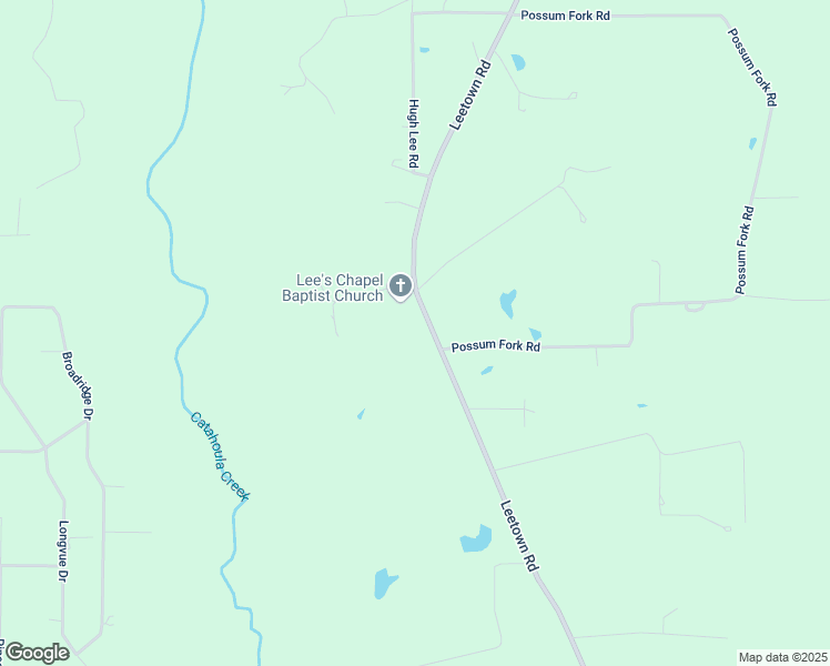 map of restaurants, bars, coffee shops, grocery stores, and more near 26465 Leetown Road in Picayune