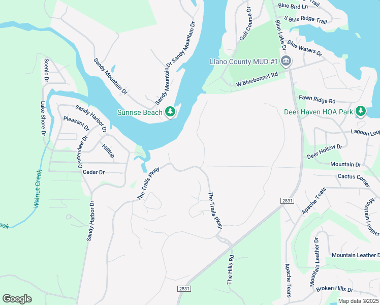 map of restaurants, bars, coffee shops, grocery stores, and more near 65 Rock N Robyn in Horseshoe Bay