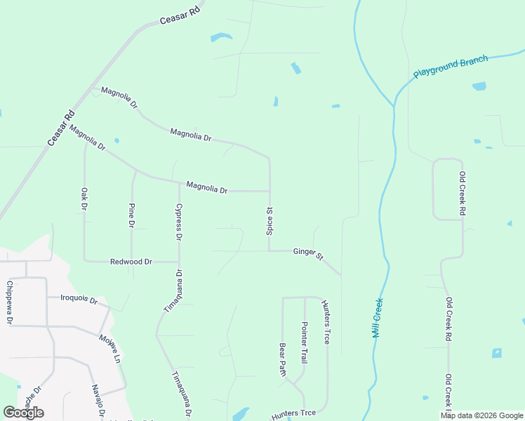 map of restaurants, bars, coffee shops, grocery stores, and more near 2-98 Spice Street in Picayune