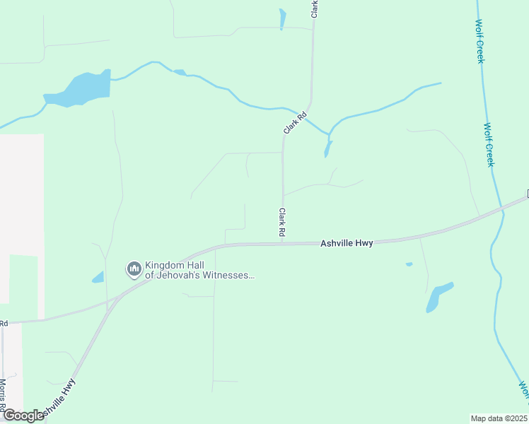 map of restaurants, bars, coffee shops, grocery stores, and more near 1061 Ashville Highway in Monticello