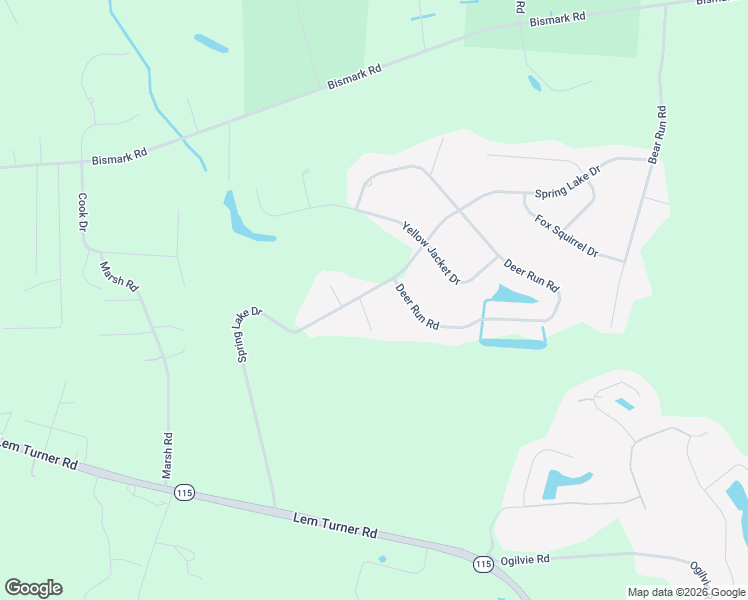 map of restaurants, bars, coffee shops, grocery stores, and more near 55108 Dogwood Court in Callahan