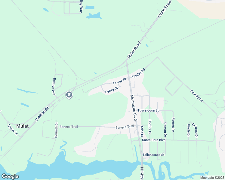 map of restaurants, bars, coffee shops, grocery stores, and more near Carley Court in Milton
