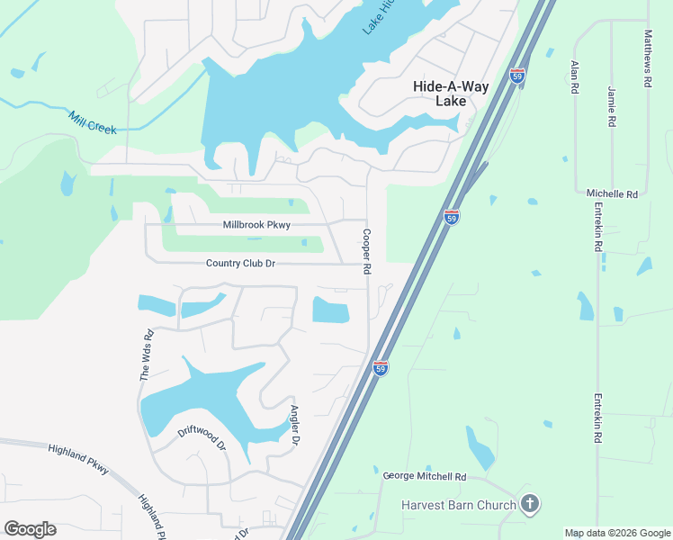 map of restaurants, bars, coffee shops, grocery stores, and more near 3000 Fairway Drive in Picayune