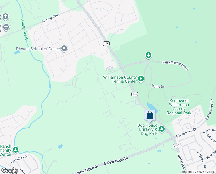 map of restaurants, bars, coffee shops, grocery stores, and more near 6820 Acacia Drive in Leander