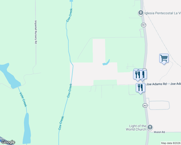 map of restaurants, bars, coffee shops, grocery stores, and more near 1715 South Springs Road in Quincy